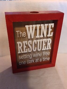 Wine Rescuer Cork Collector Box - Red